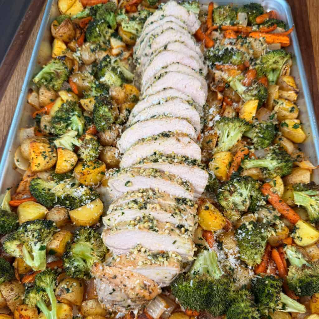Garlic Butter Pork and Veggies