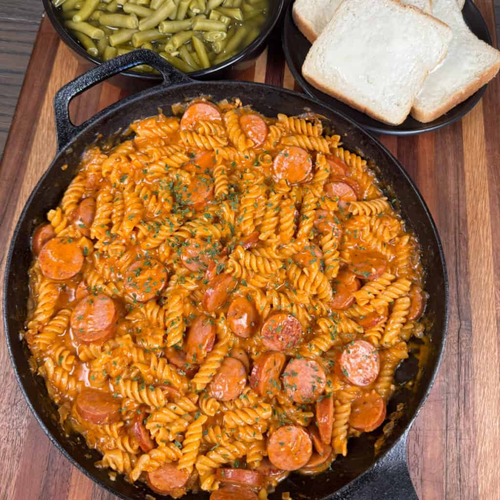 One Pan Kielbasa Pasta