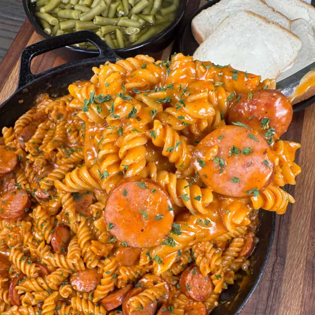 One Pan Kielbasa Pasta