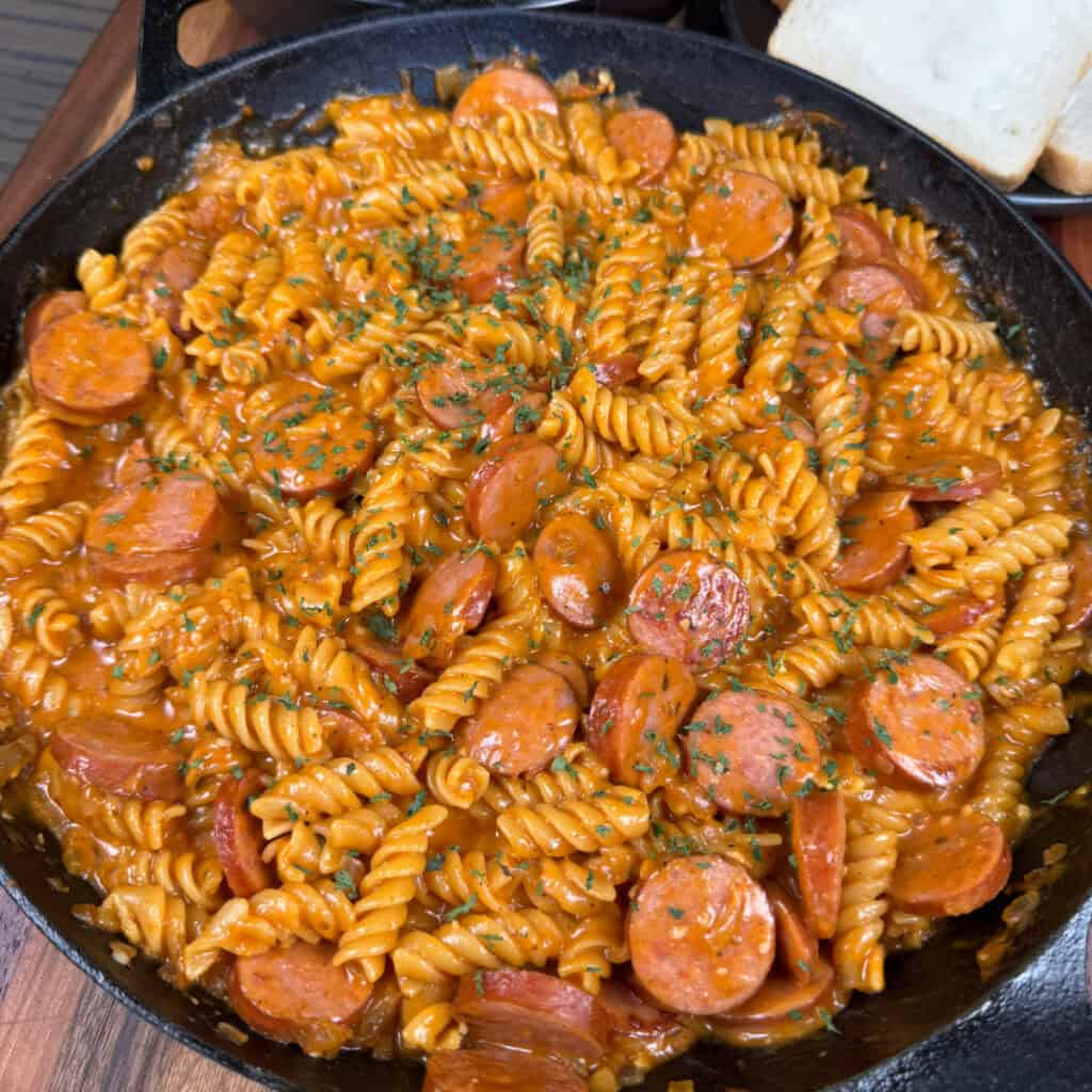 One Pan Kielbasa Pasta