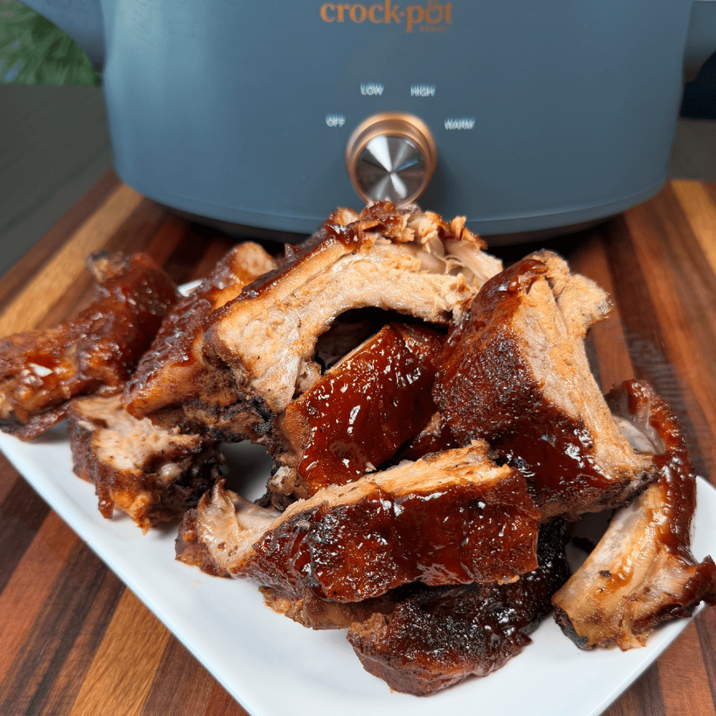 Sliced Crockpot Ribs