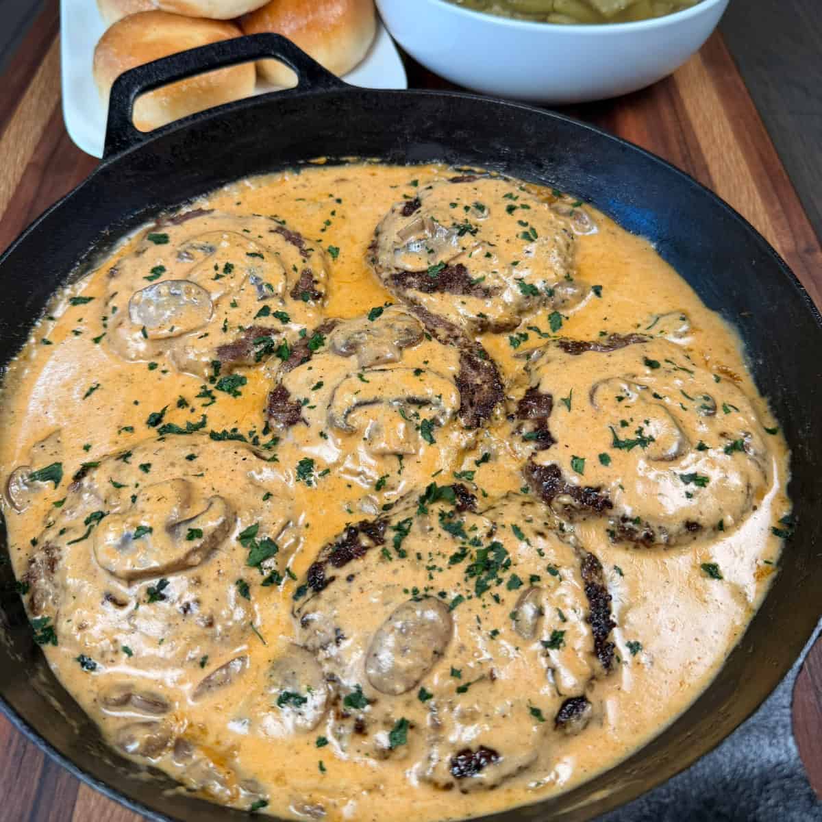 Hamburger Steaks and Gravy